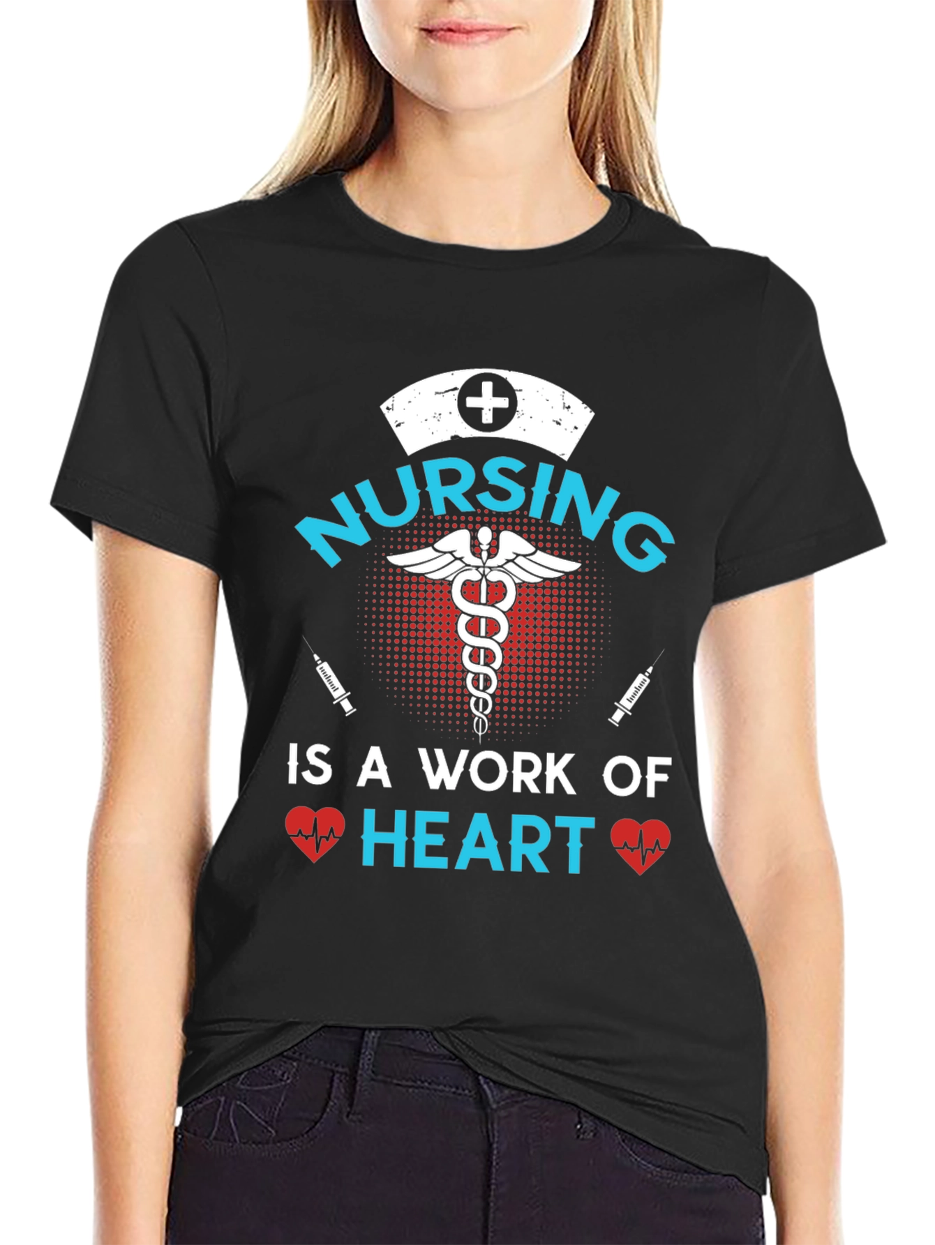 Nursing is a Work of Heart T-Shirt