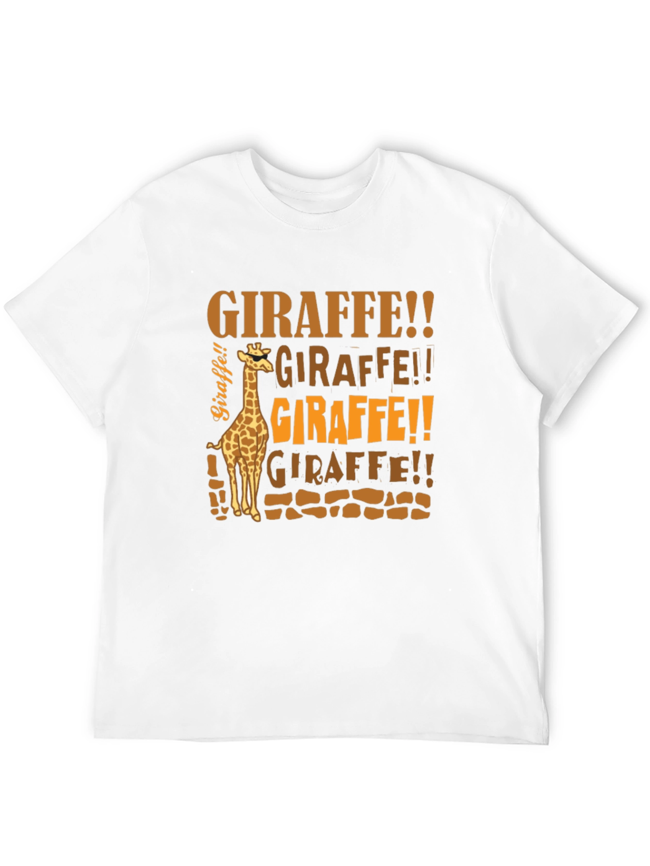 Giraffe Graphic Tee - Fun Animal Print T-Shirt