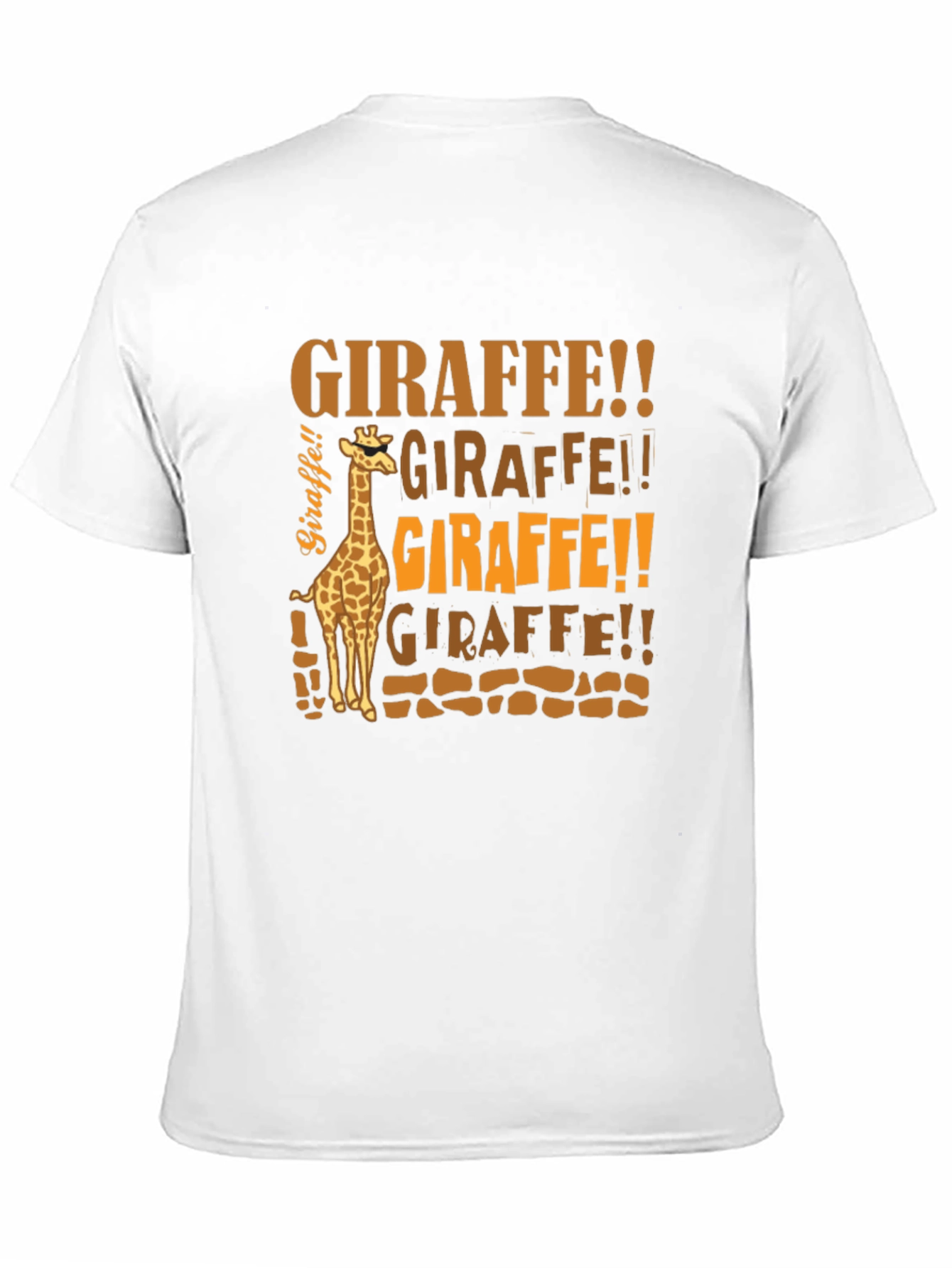 Giraffe Graphic Tee - Fun Animal Print T-Shirt