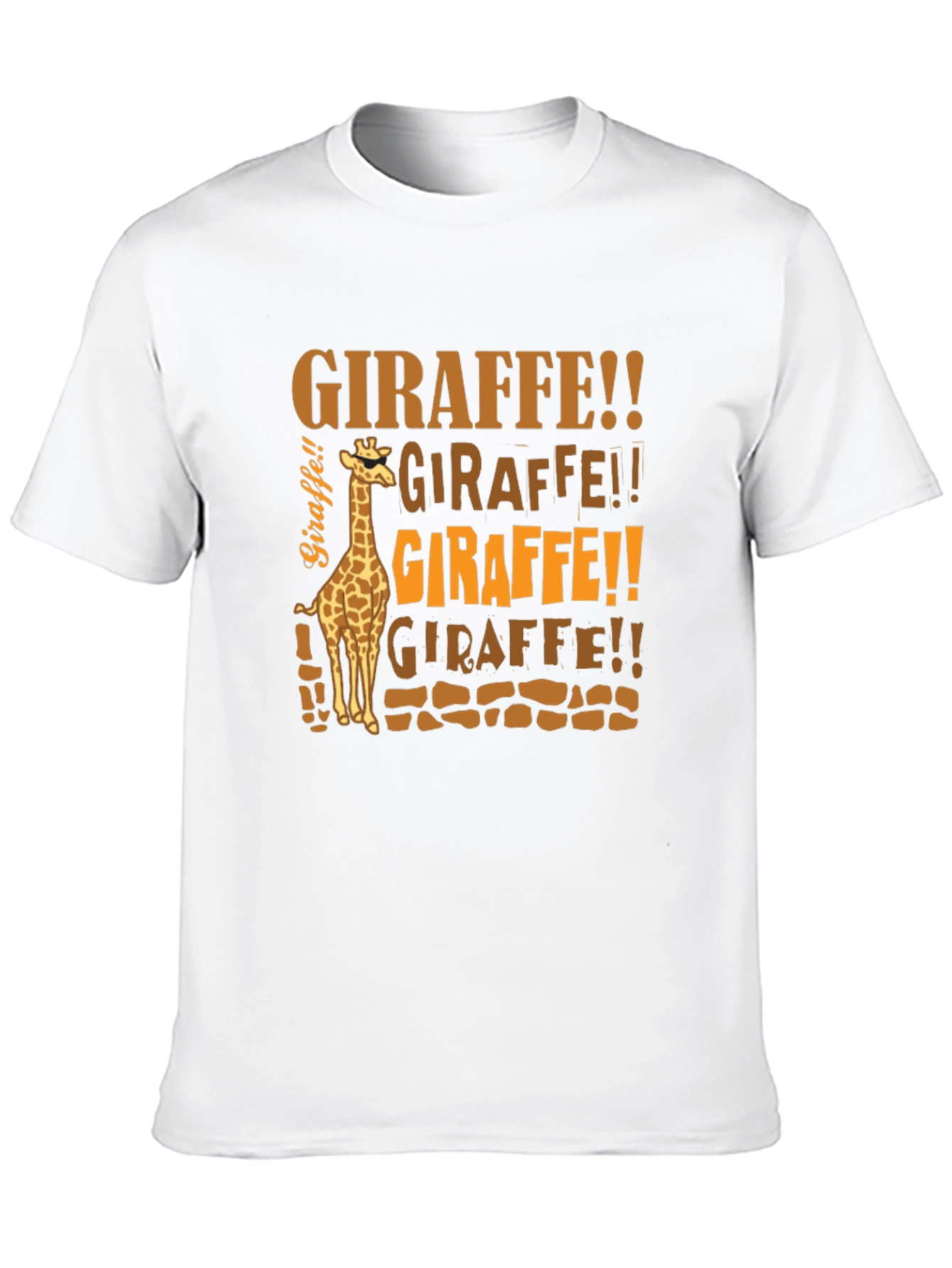 Giraffe Graphic Tee - Fun Animal Print T-Shirt