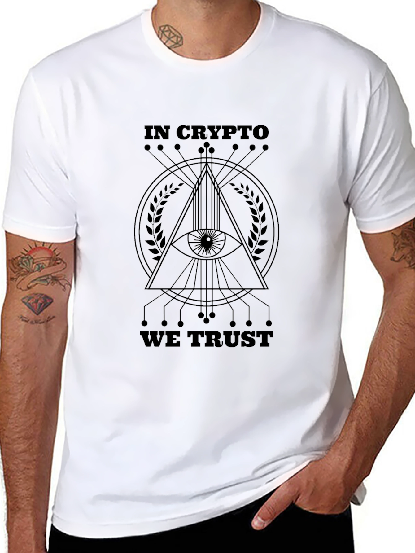Crypto Eye T-Shirt - In Crypto We Trust