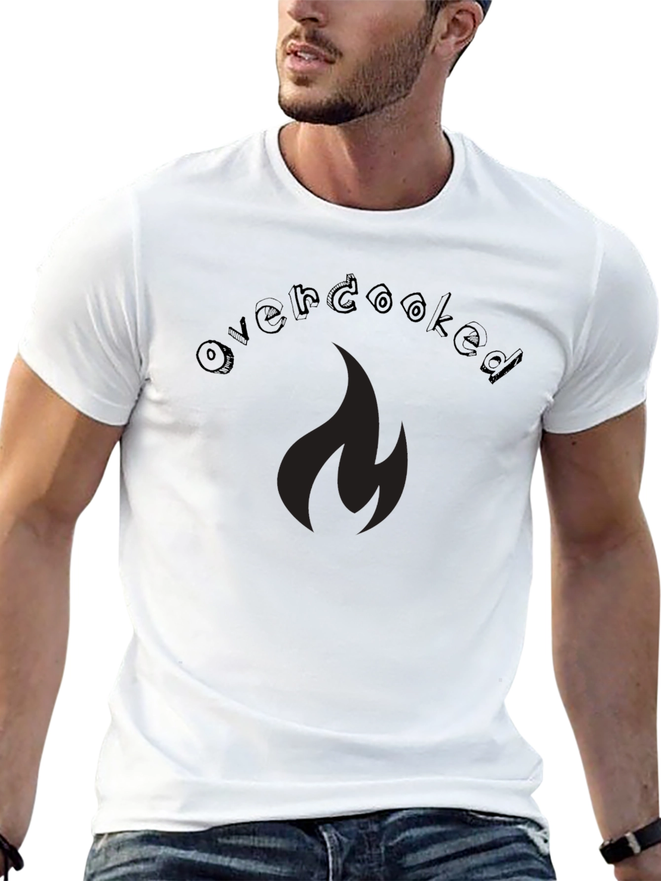 Overcooked Black Graphic Tee for Gamers