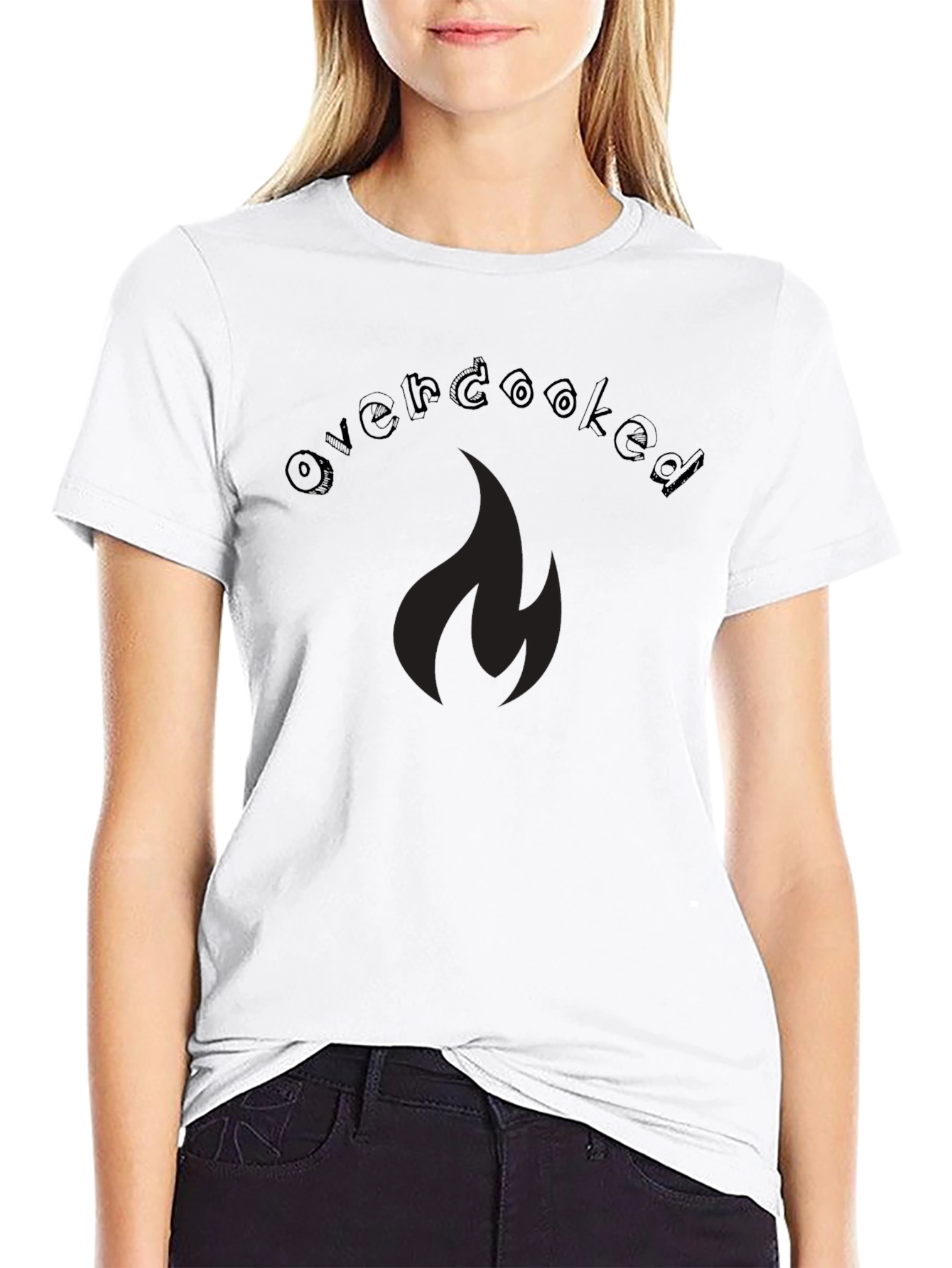 Overcooked Black Graphic Tee for Gamers