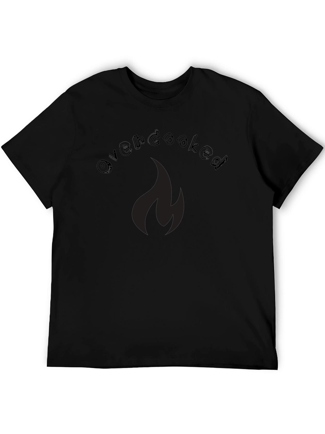 Overcooked Black Graphic Tee for Gamers