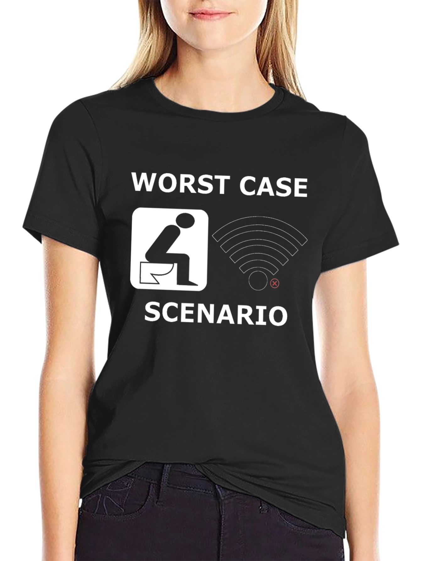 Worst Case Scenario T-Shirt - No WiFi