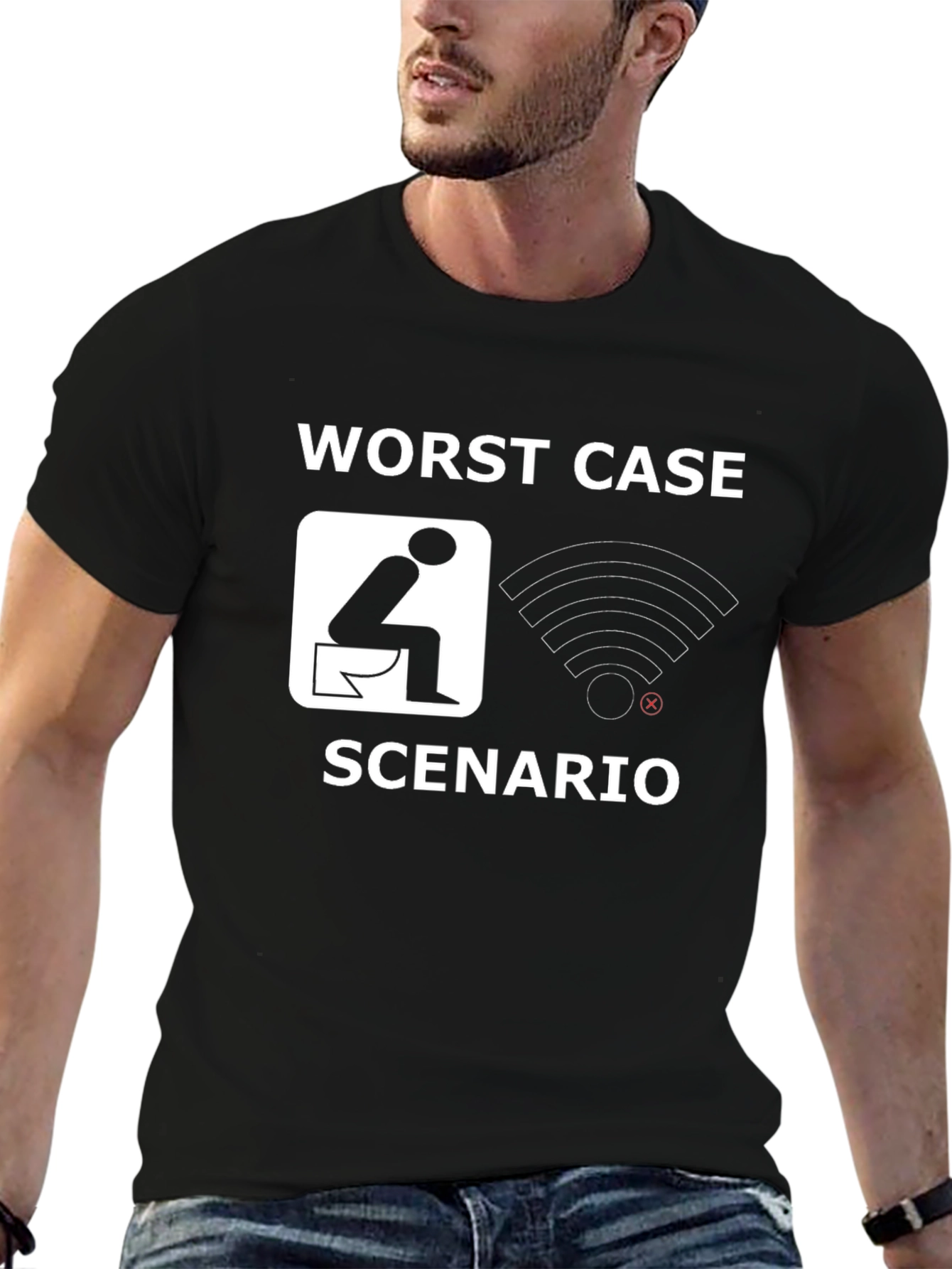Worst Case Scenario T-Shirt - No WiFi