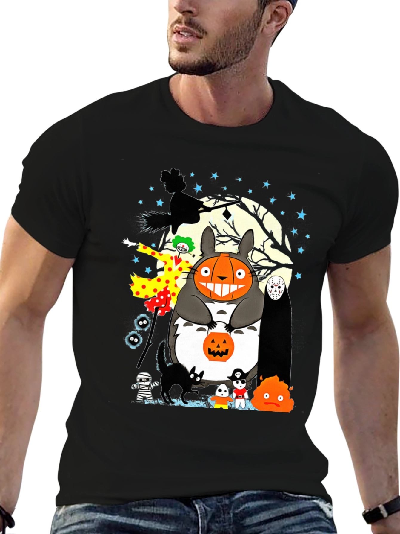 Halloween Totoro Graphic Tee