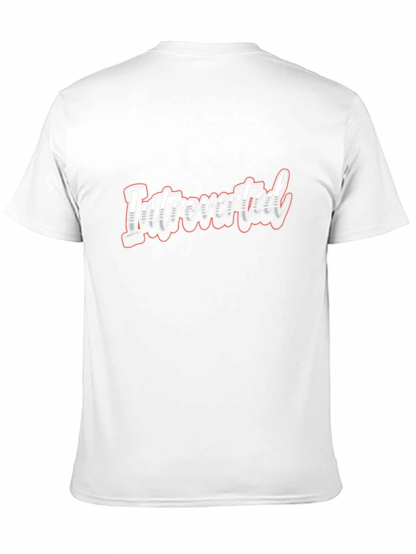 Introverted T-Shirt - Soft Cotton Blend Casual Tee
