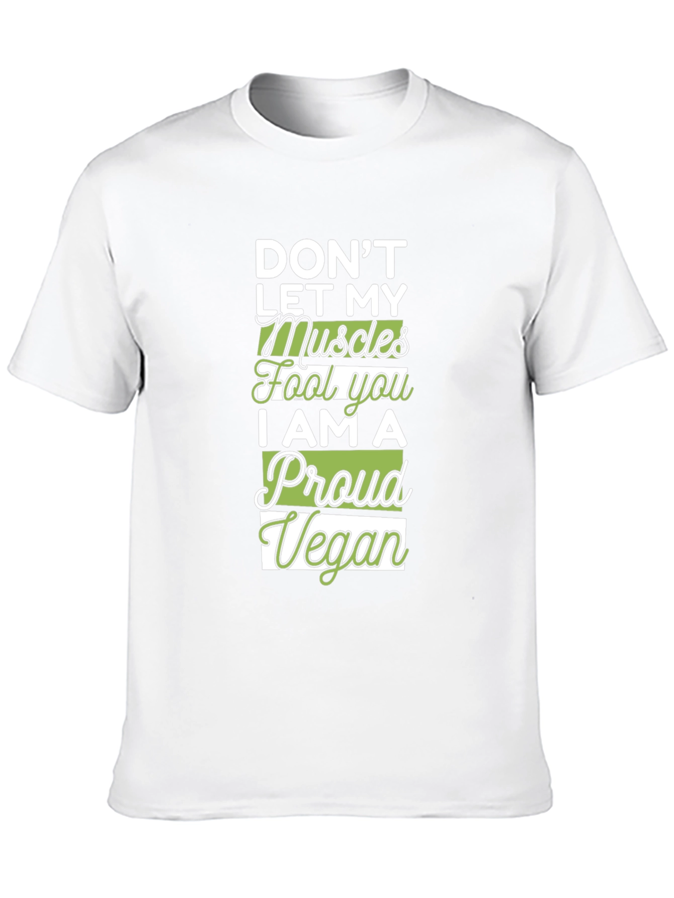 Proud Vegan Muscle T-Shirt - Black