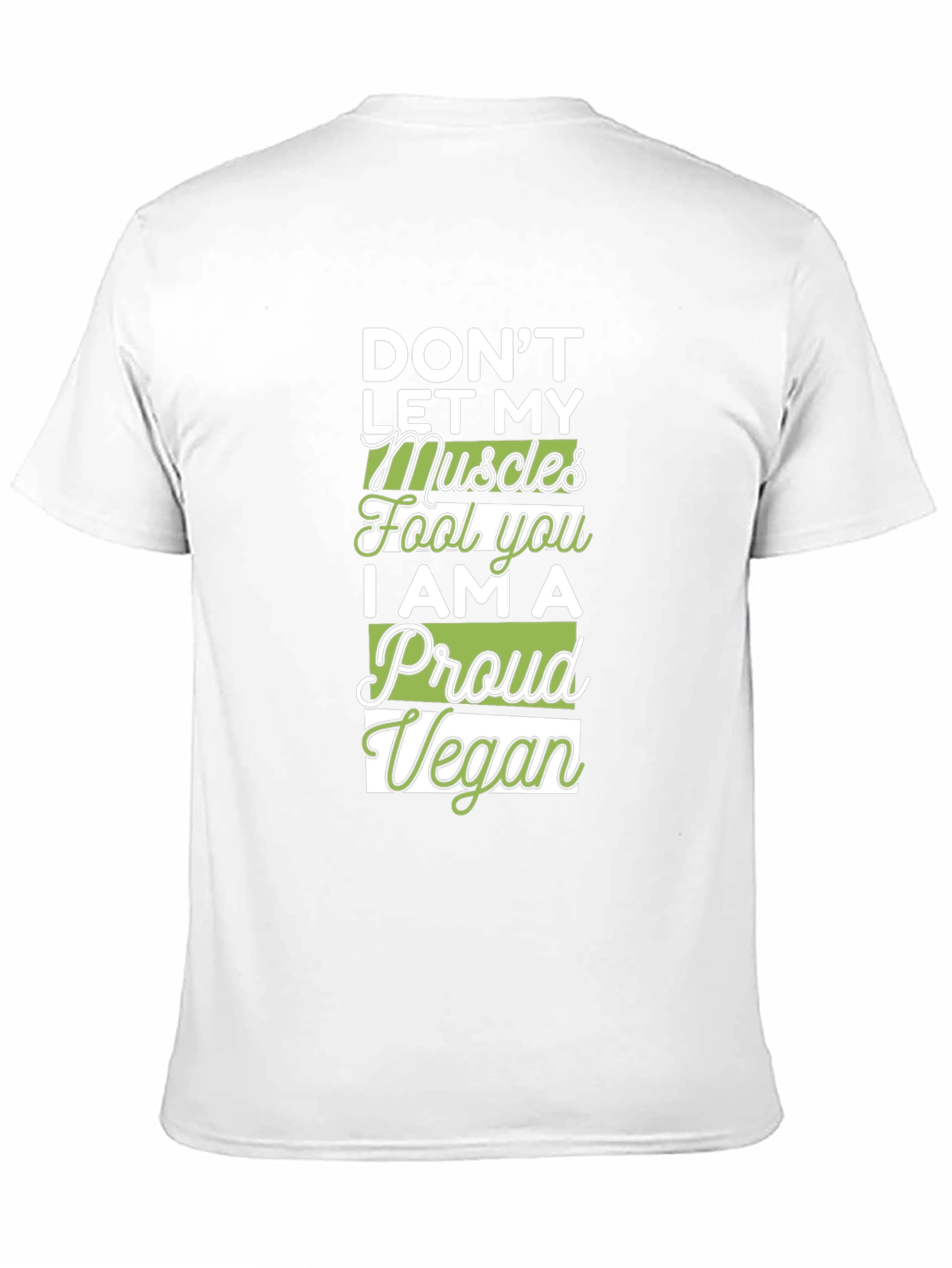 Proud Vegan Muscle T-Shirt - Black