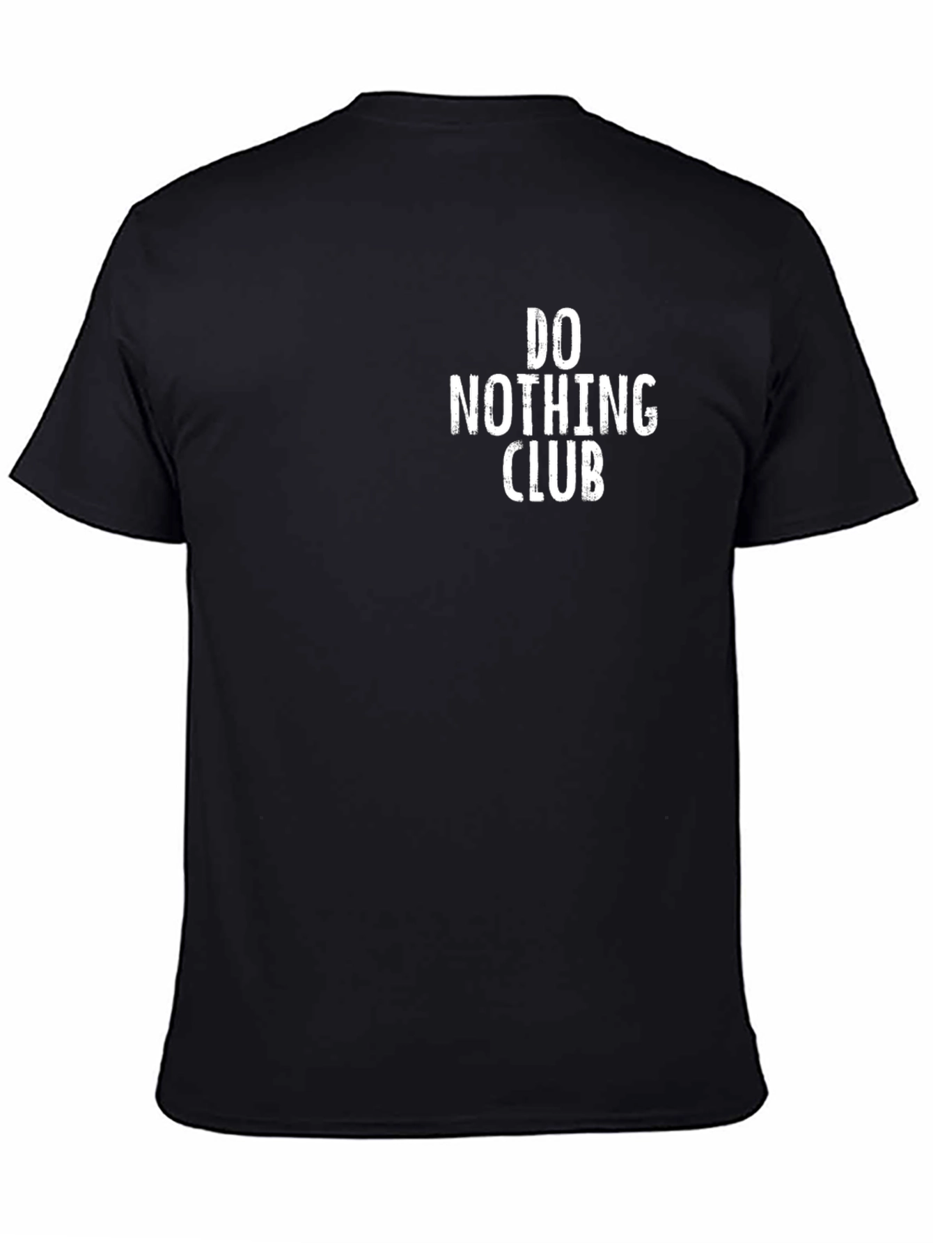 Do Nothing Club Black Tee