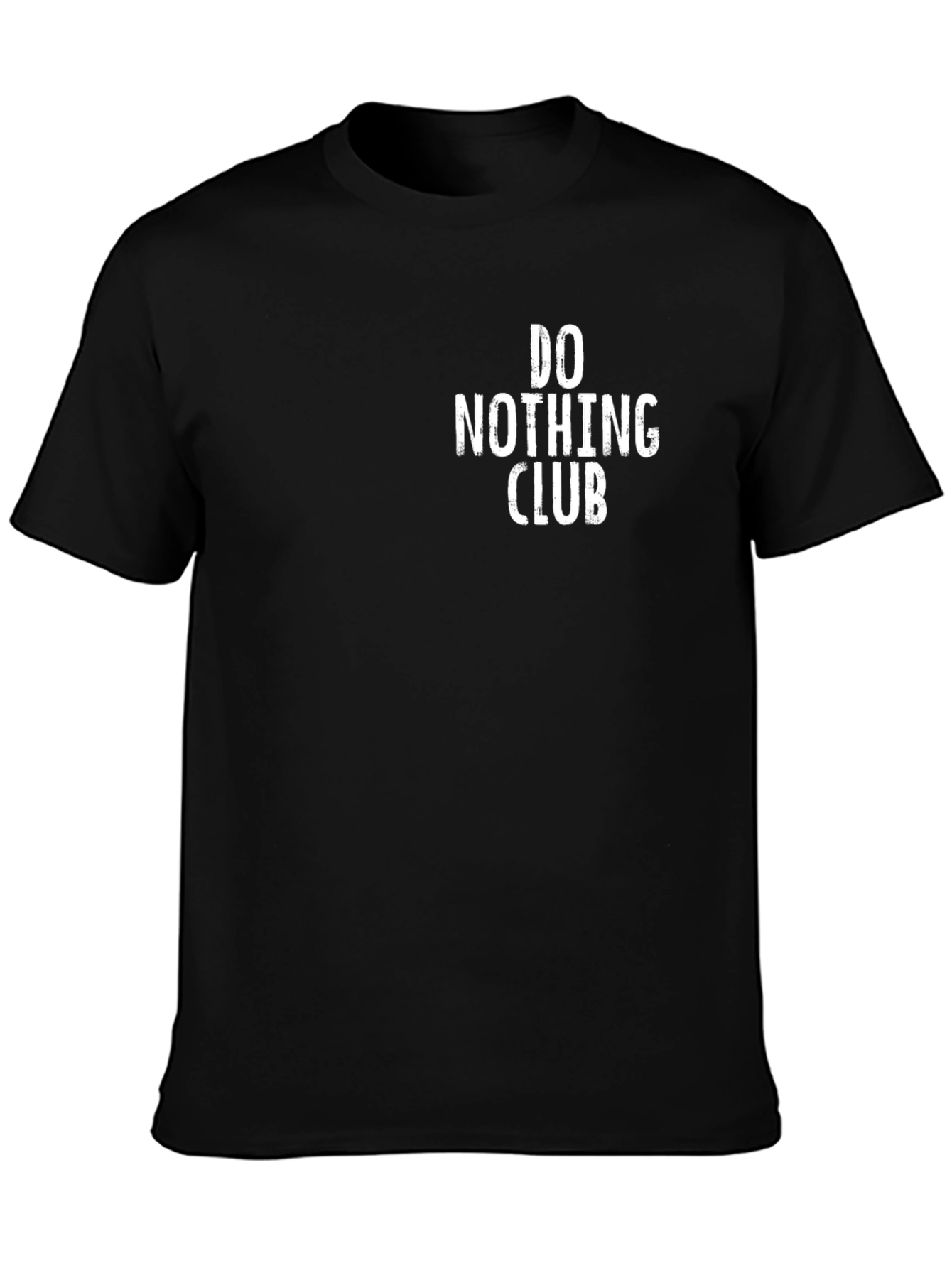 Do Nothing Club Black Tee