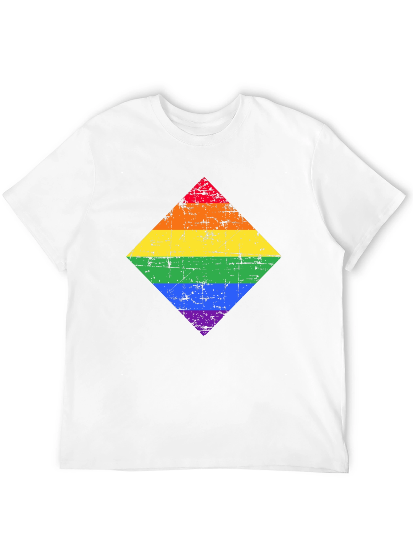 Rainbow Pride Diamond Graphic Tee
