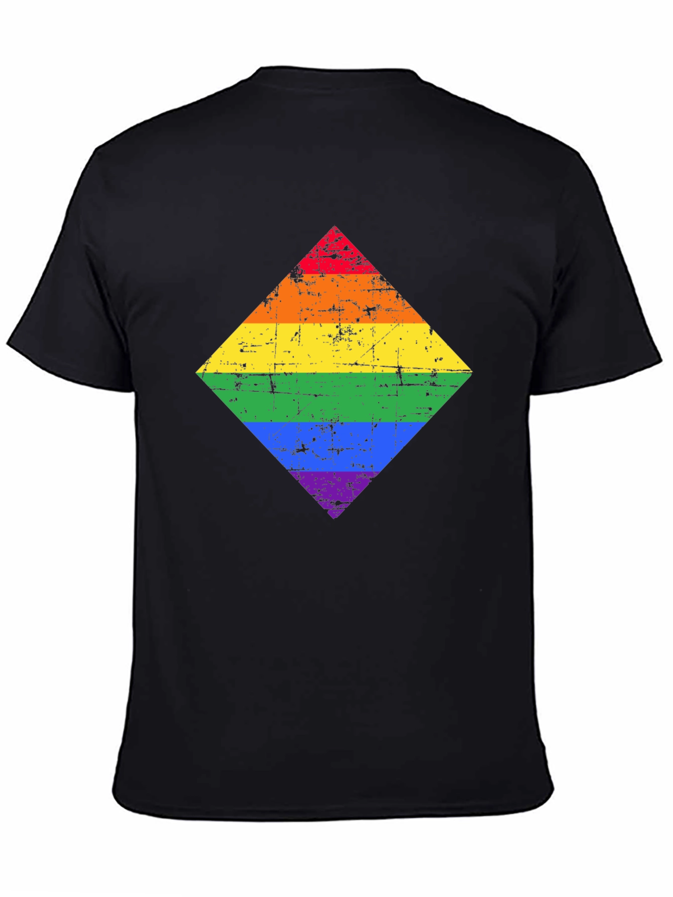 Rainbow Pride Diamond Graphic Tee