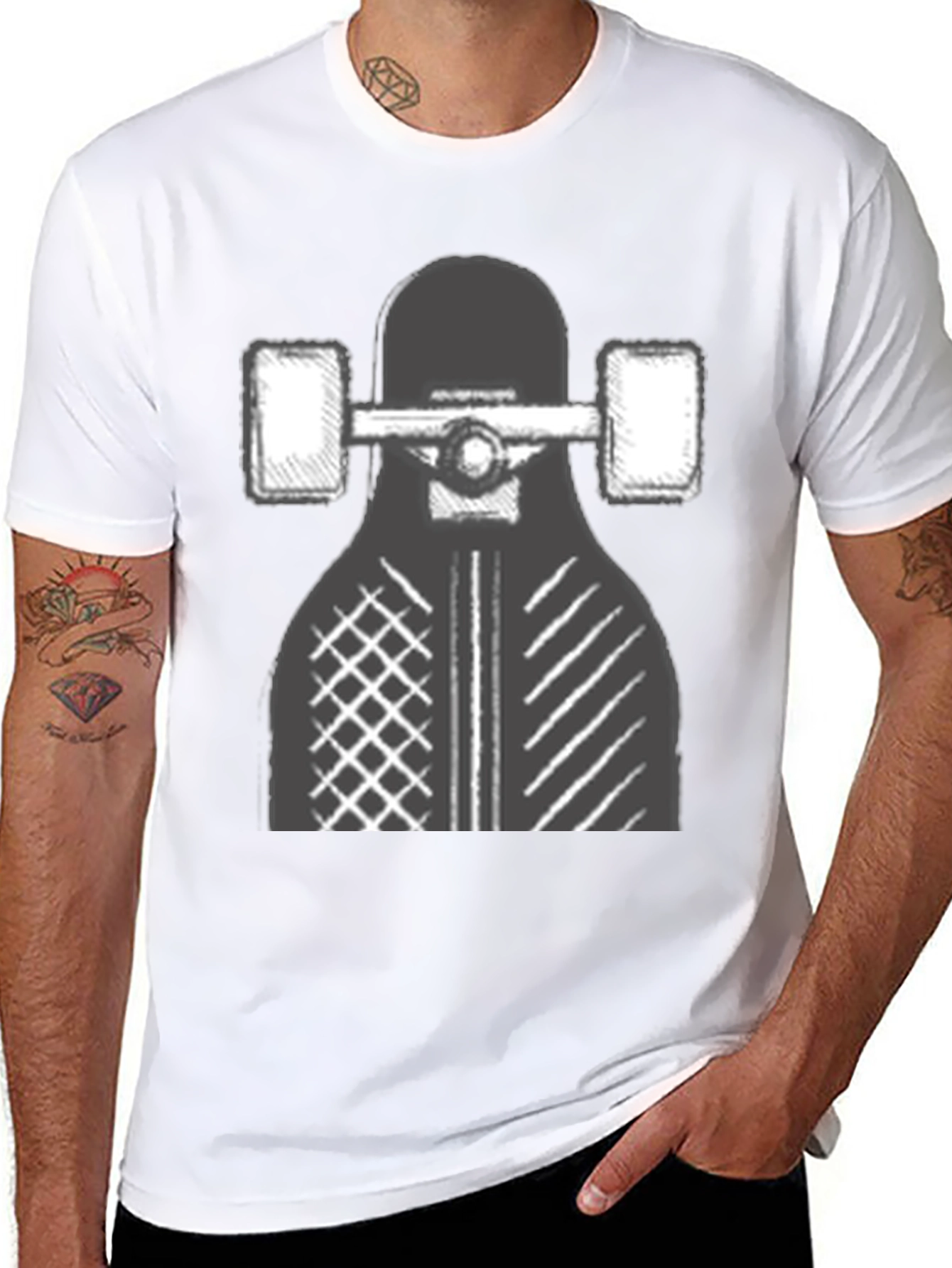 Skateboard T-Shirt - Cool Graphic Tee
