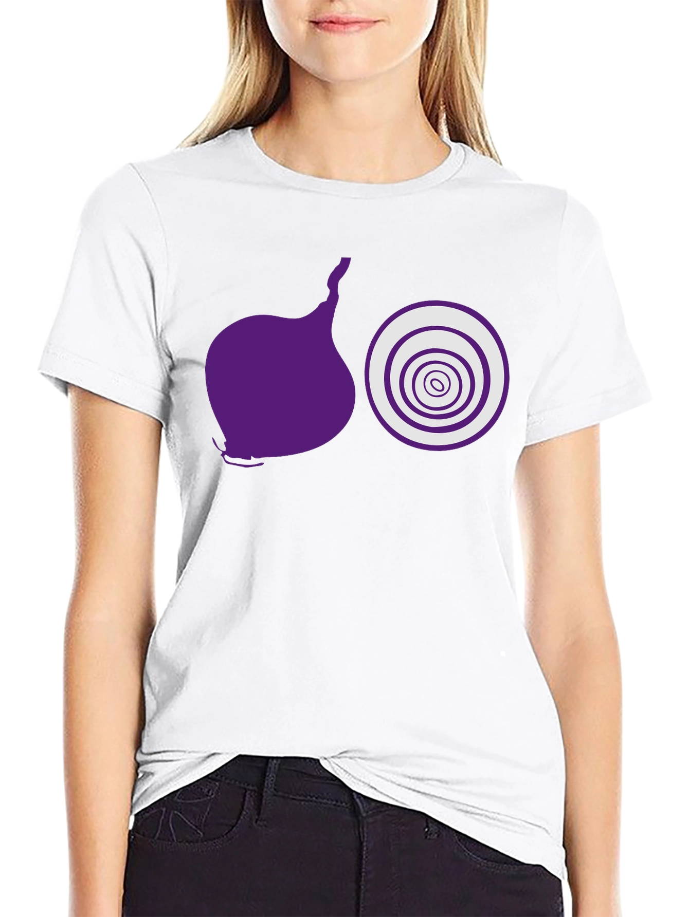 Onion Graphic Tee - Funny Food Shirt