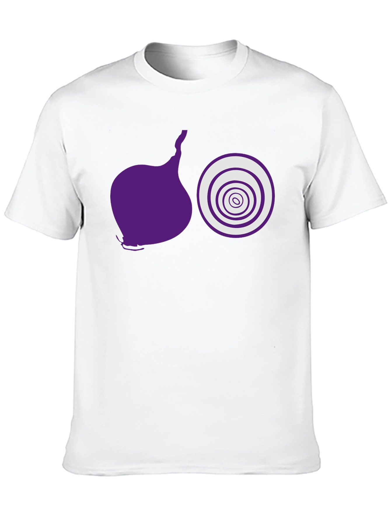 Onion Graphic Tee - Funny Food Shirt