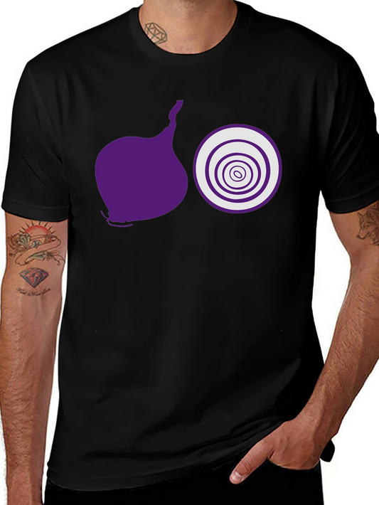 Onion Graphic Tee - Funny Food Shirt