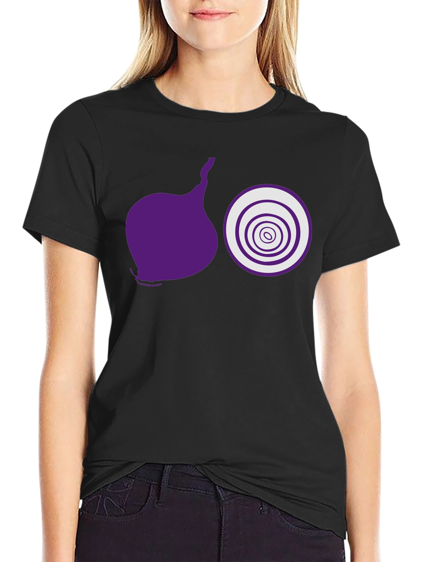Onion Graphic Tee - Funny Food Shirt