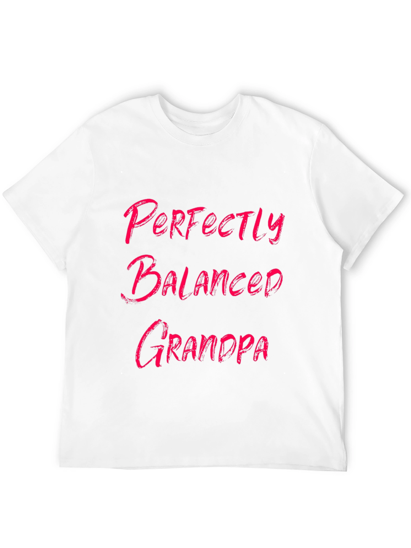 Perfectly Balanced Grandpa Black Graphic Tee