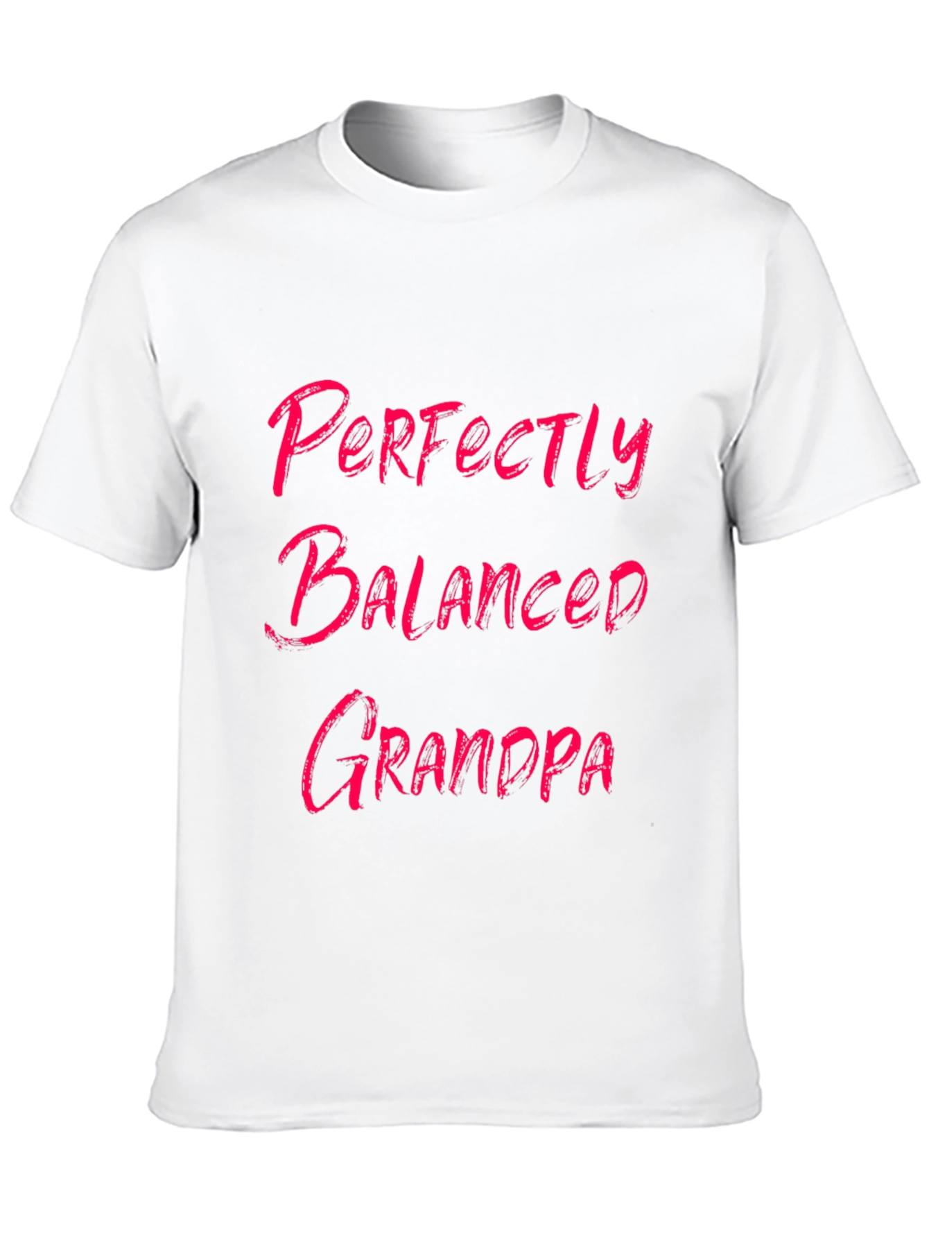 Perfectly Balanced Grandpa Black Graphic Tee