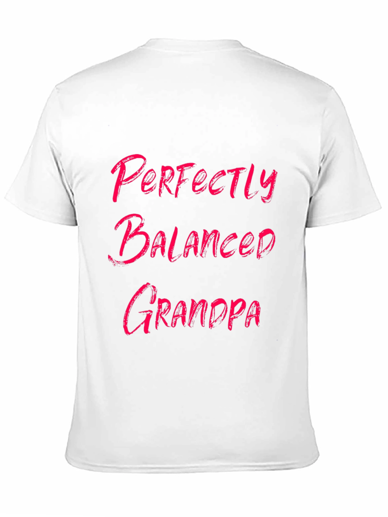 Perfectly Balanced Grandpa Black Graphic Tee