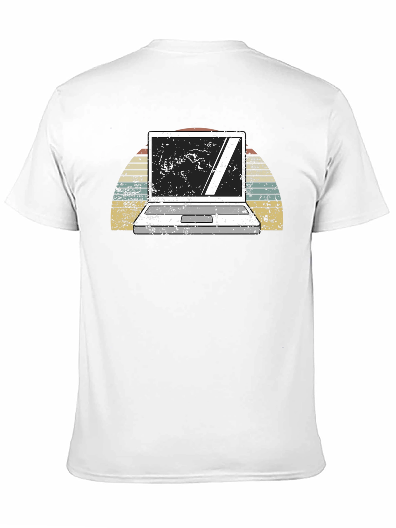 Retro Laptop Graphic T-Shirt