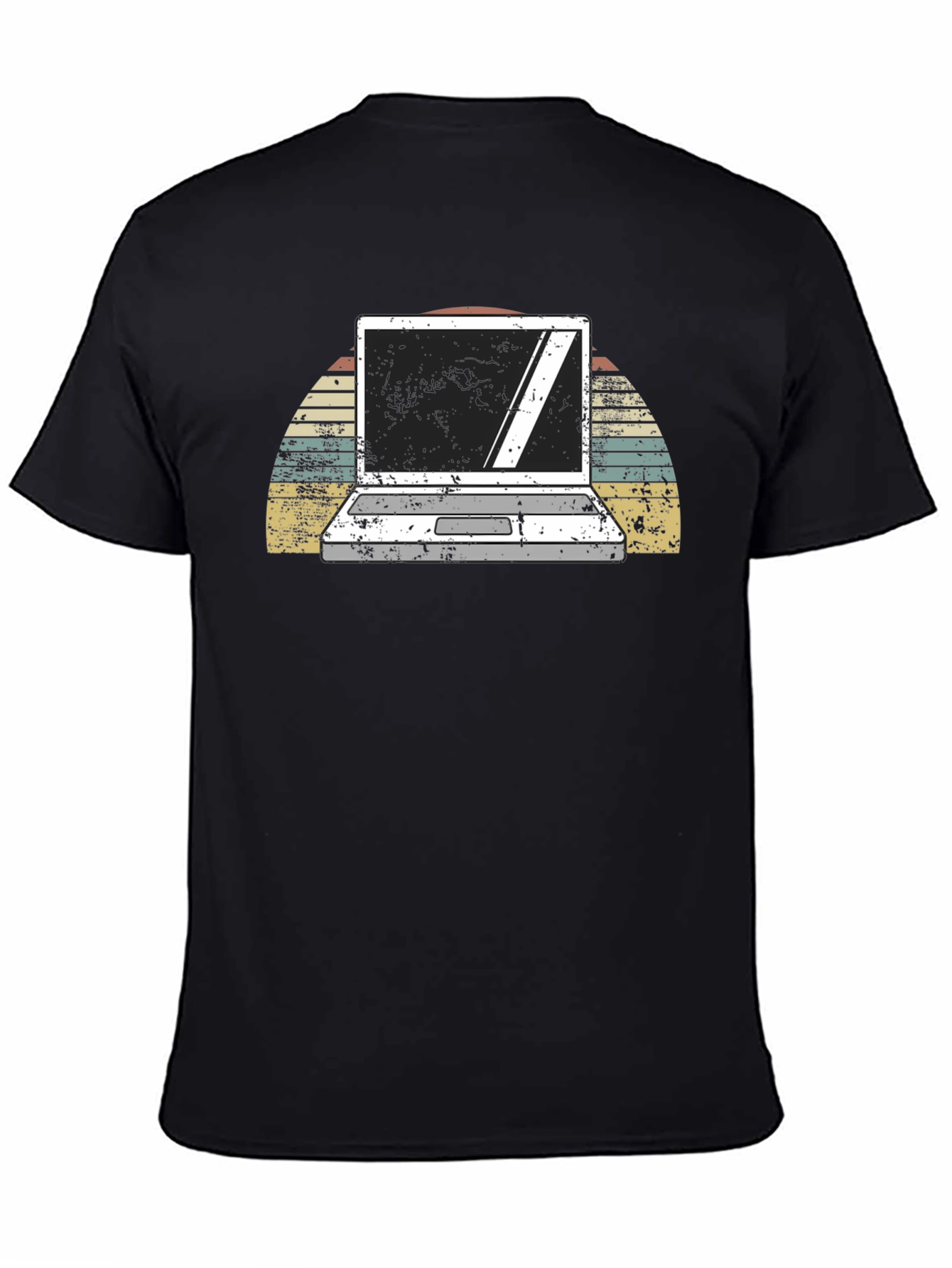 Retro Laptop Graphic T-Shirt