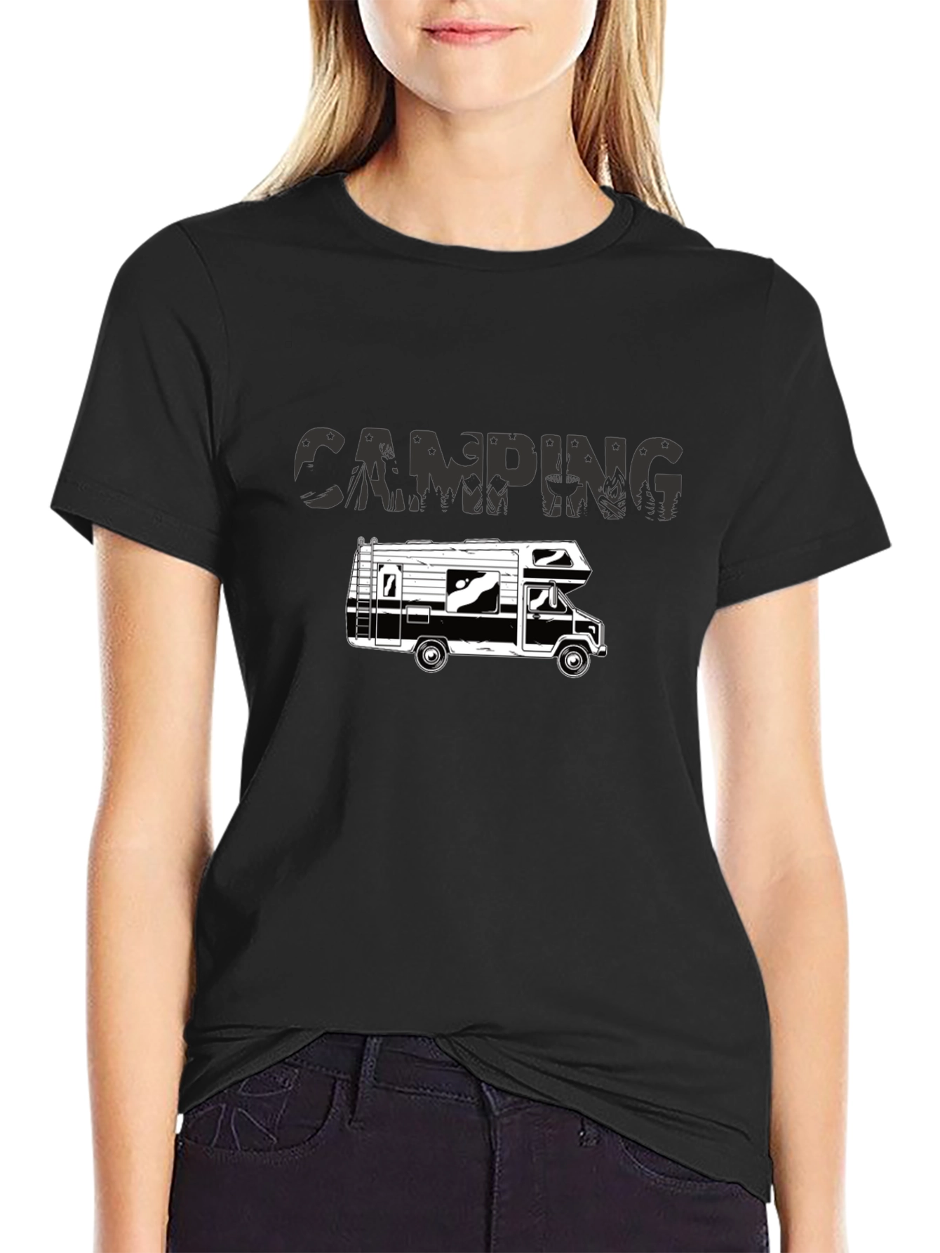 Camping RV Graphic T-Shirt