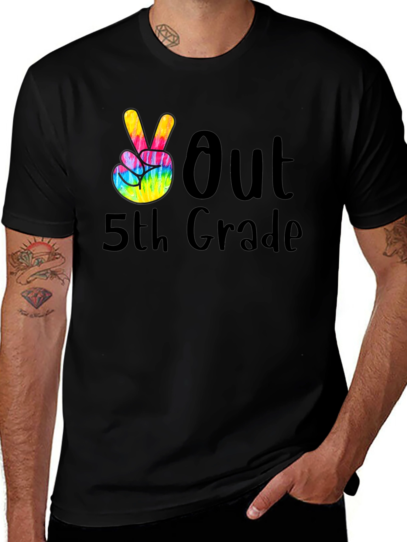Peace Out 5th Grade Graduation T-Shirt