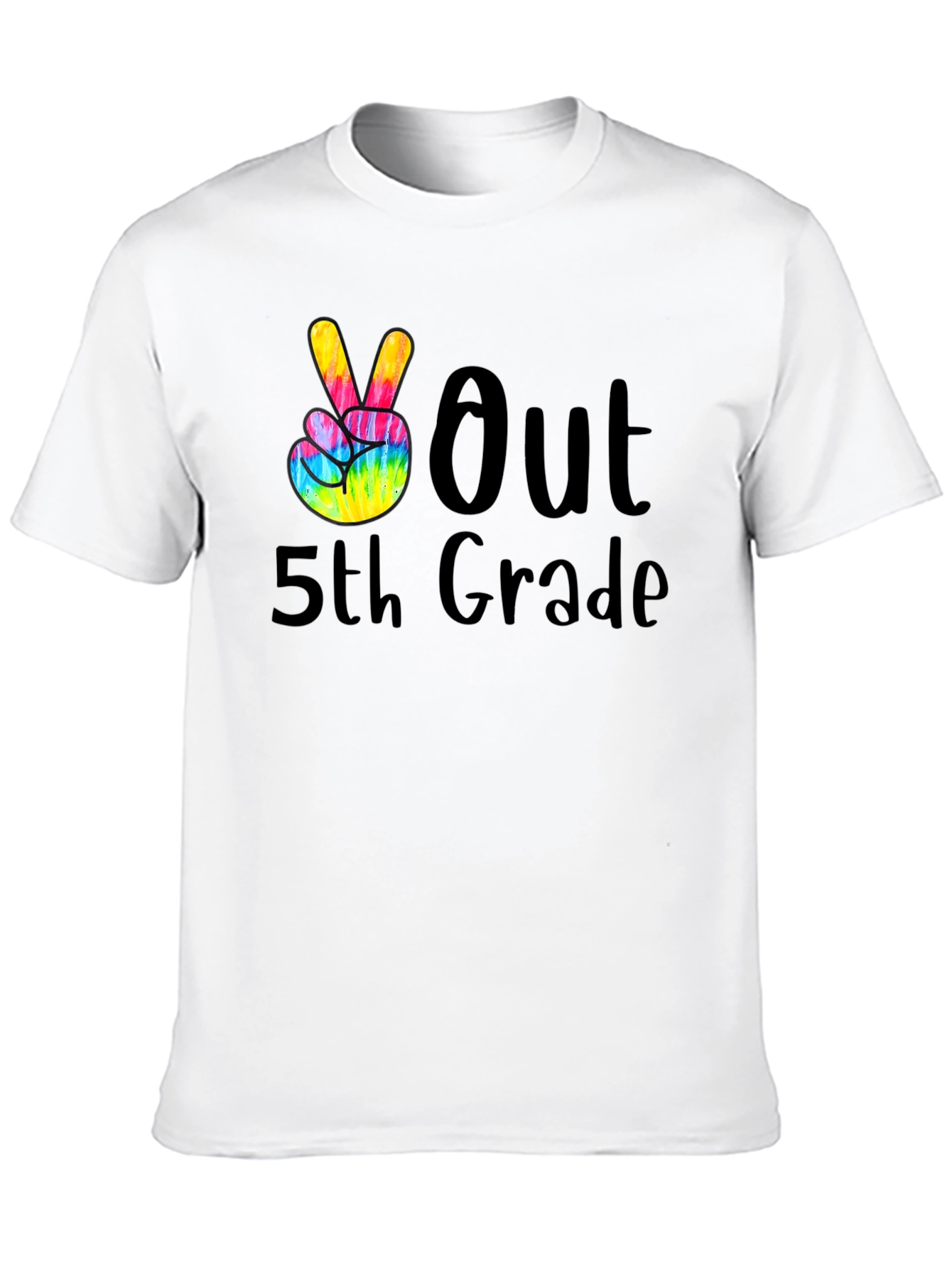 Peace Out 5th Grade Graduation T-Shirt