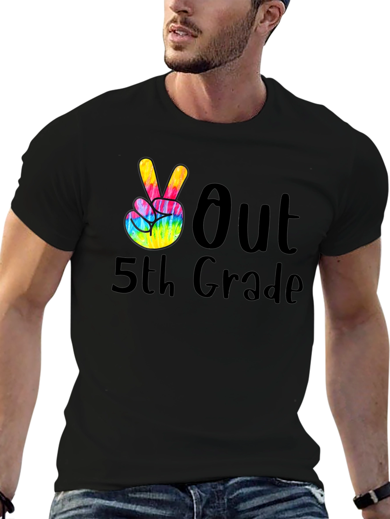 Peace Out 5th Grade Graduation T-Shirt