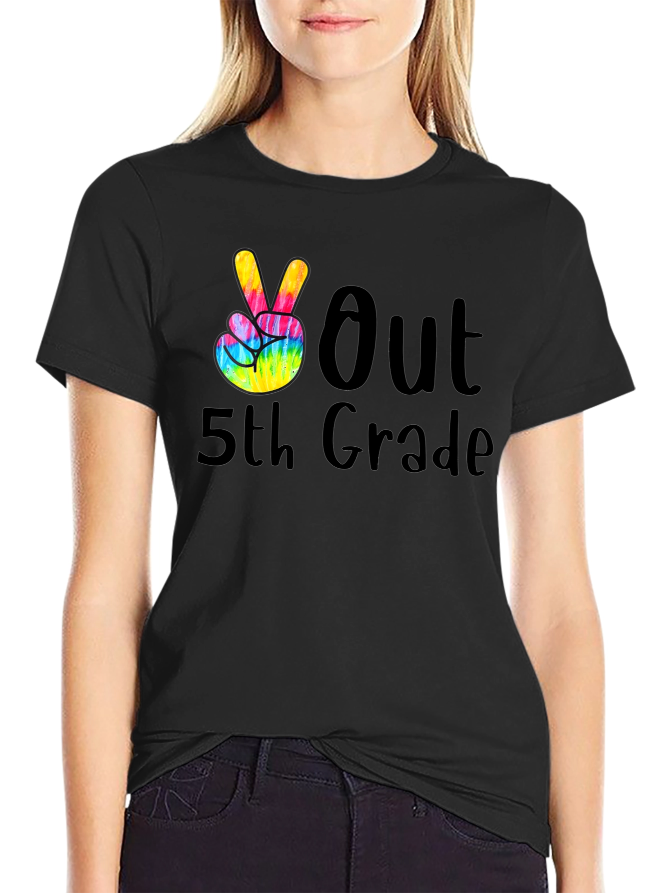 Peace Out 5th Grade Graduation T-Shirt
