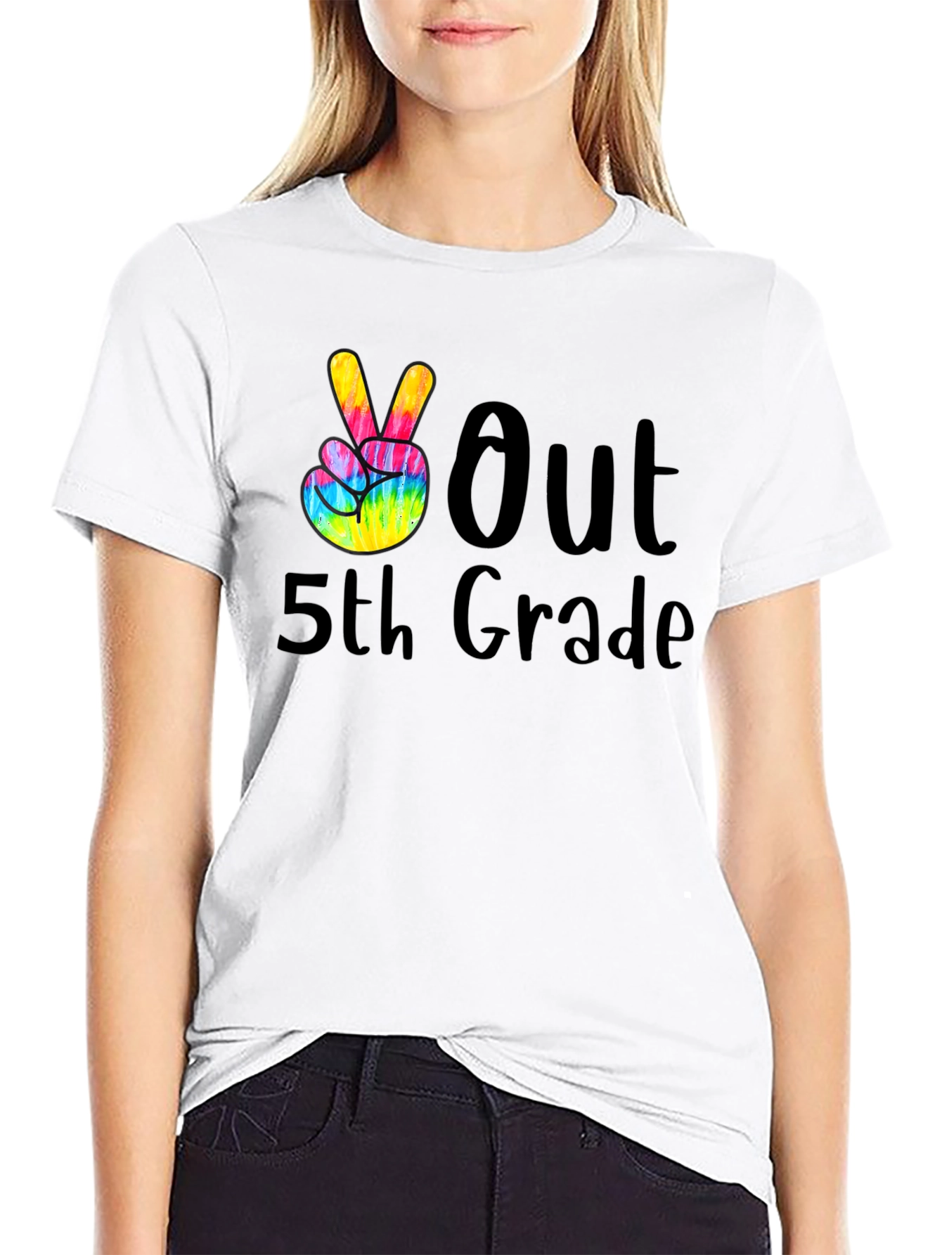 Peace Out 5th Grade Graduation T-Shirt