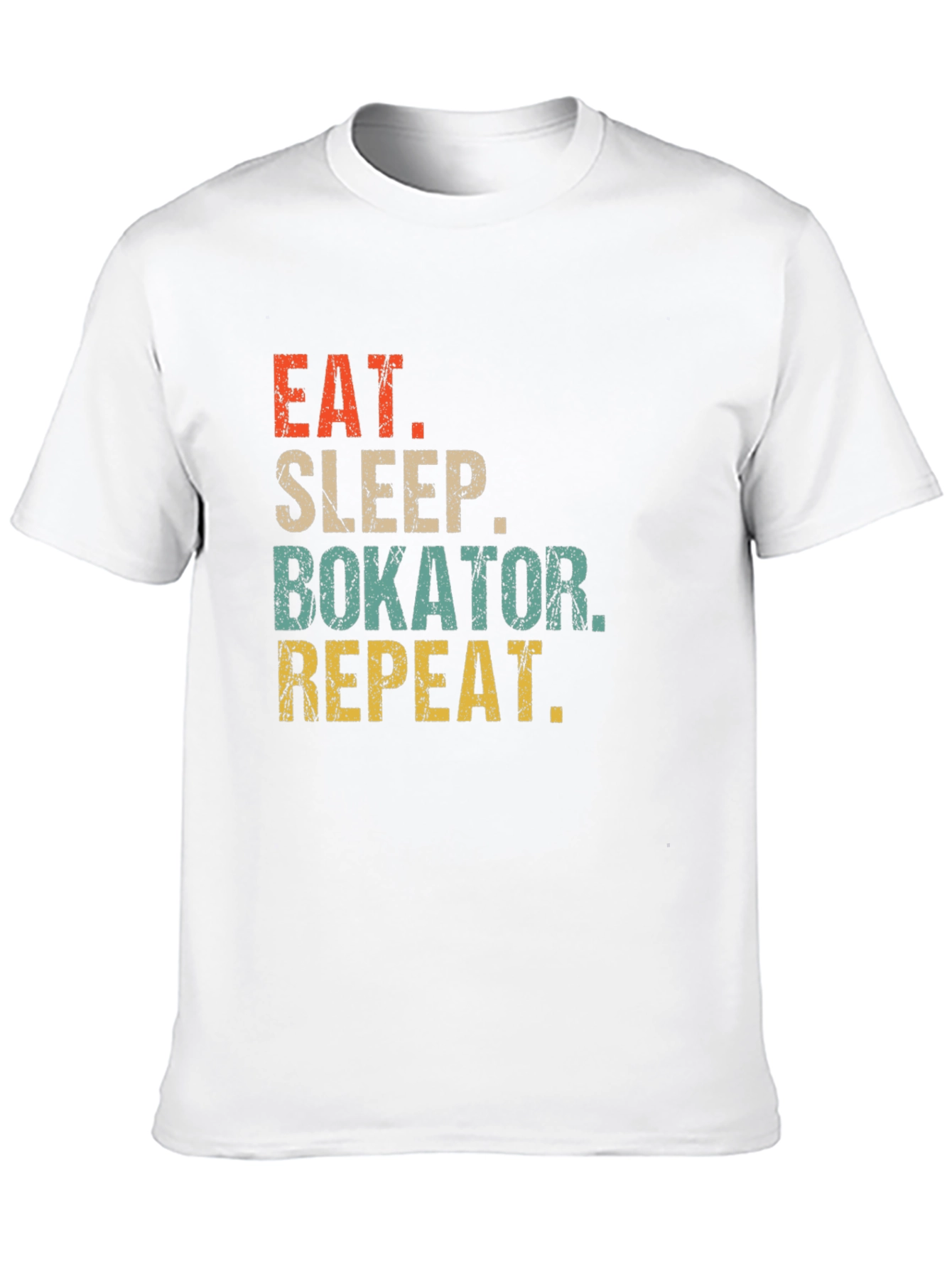 Eat Sleep Bokator Repeat T-Shirt Black