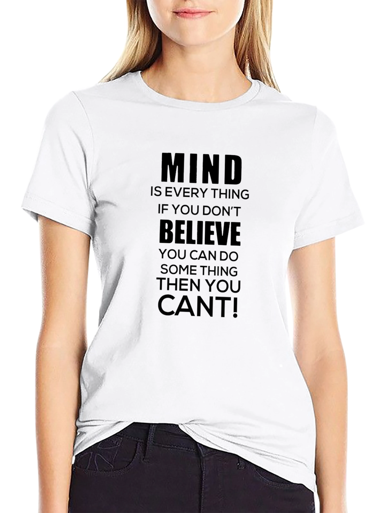 Motivational Mindset T-Shirt - Believe You Can