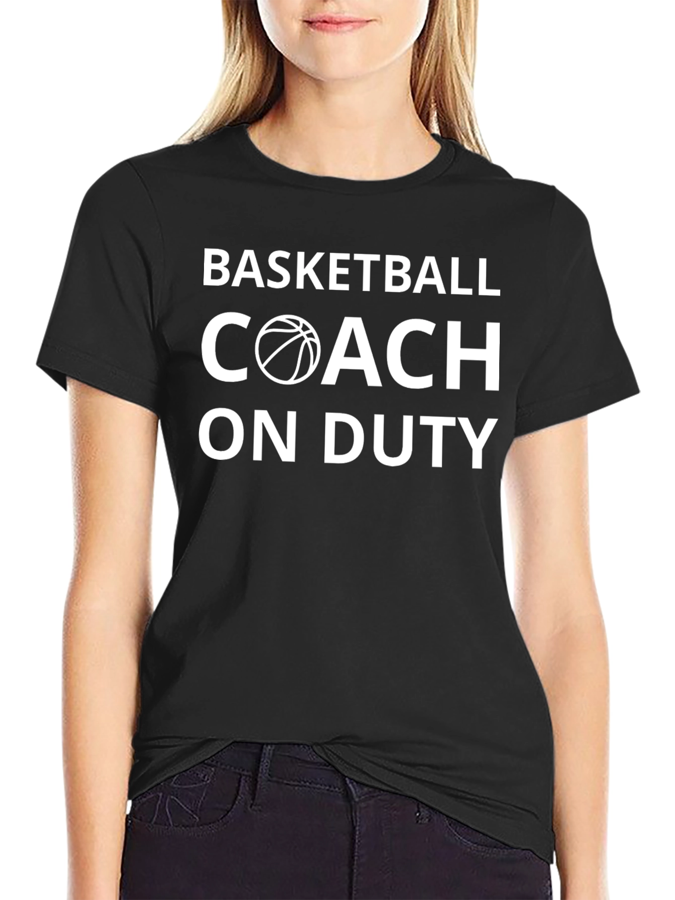 Basketball Coach On Duty Graphic T-Shirt