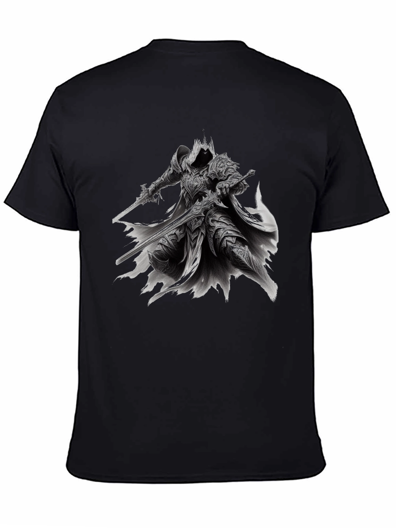 Dark Knight T-Shirt - Fantasy Warrior Design