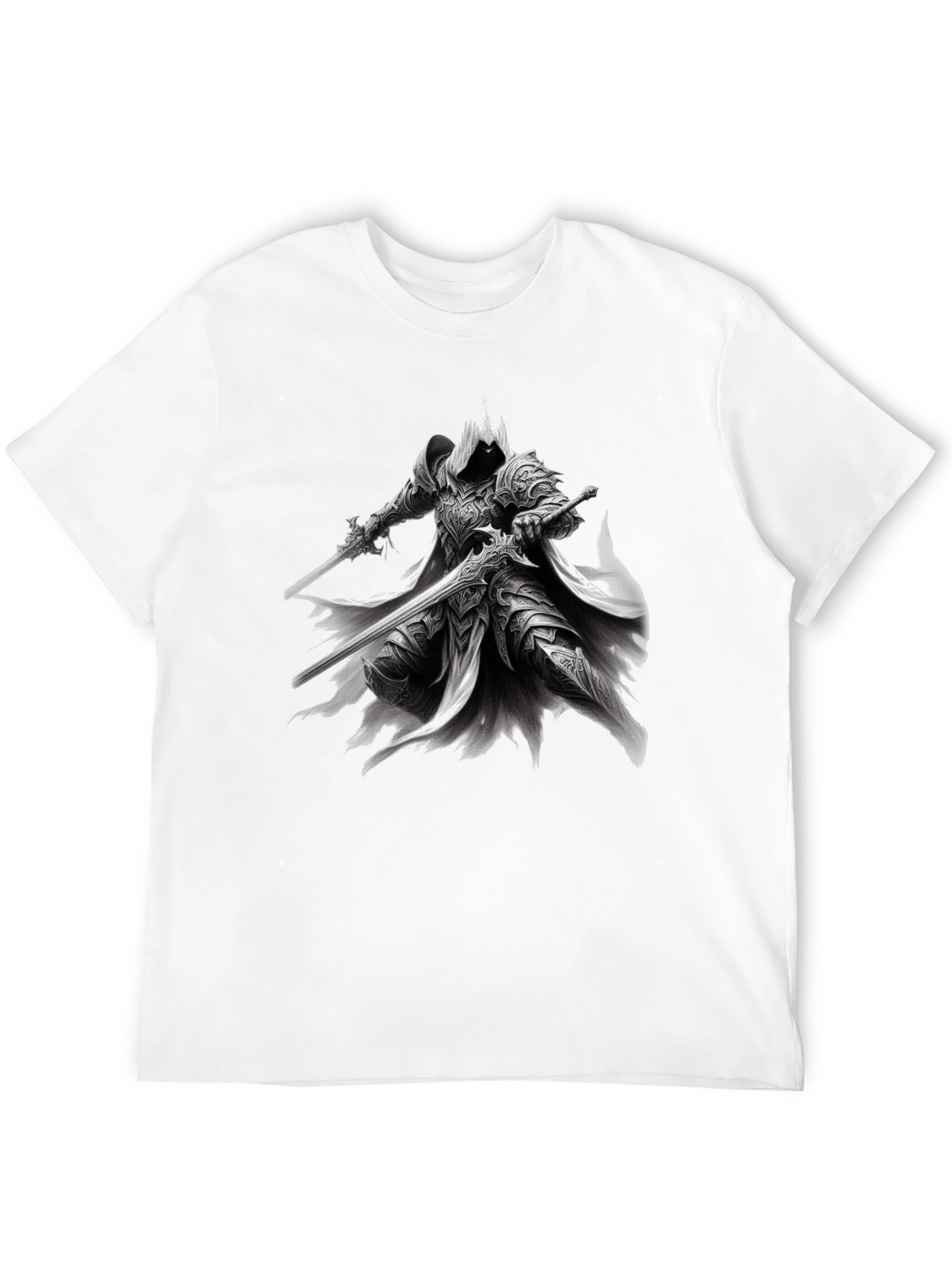 Dark Knight T-Shirt - Fantasy Warrior Design