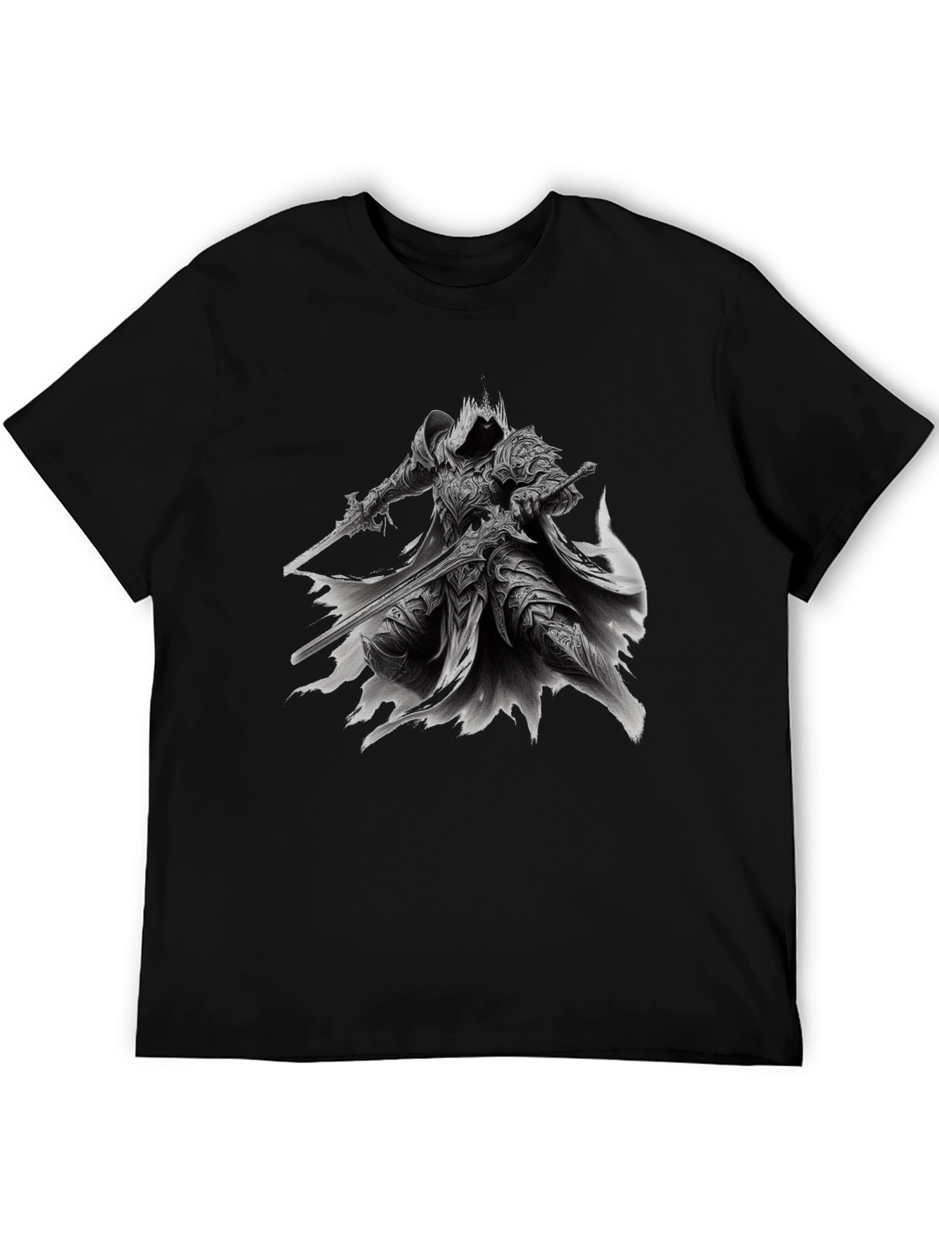 Dark Knight T-Shirt - Fantasy Warrior Design