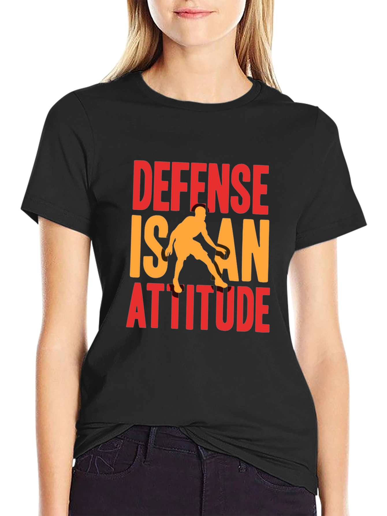 Defense is an Attitude Graphic Tee - Basketball