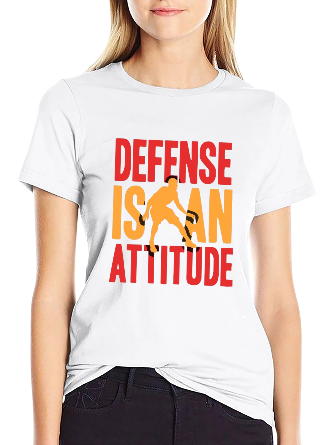 Defense is an Attitude Graphic Tee - Basketball