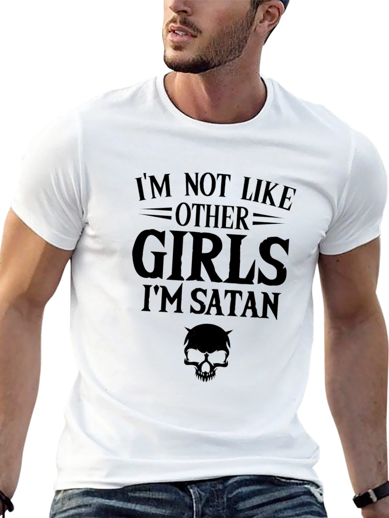 Im Not Like Other Girls Im Satan Black T-Shirt