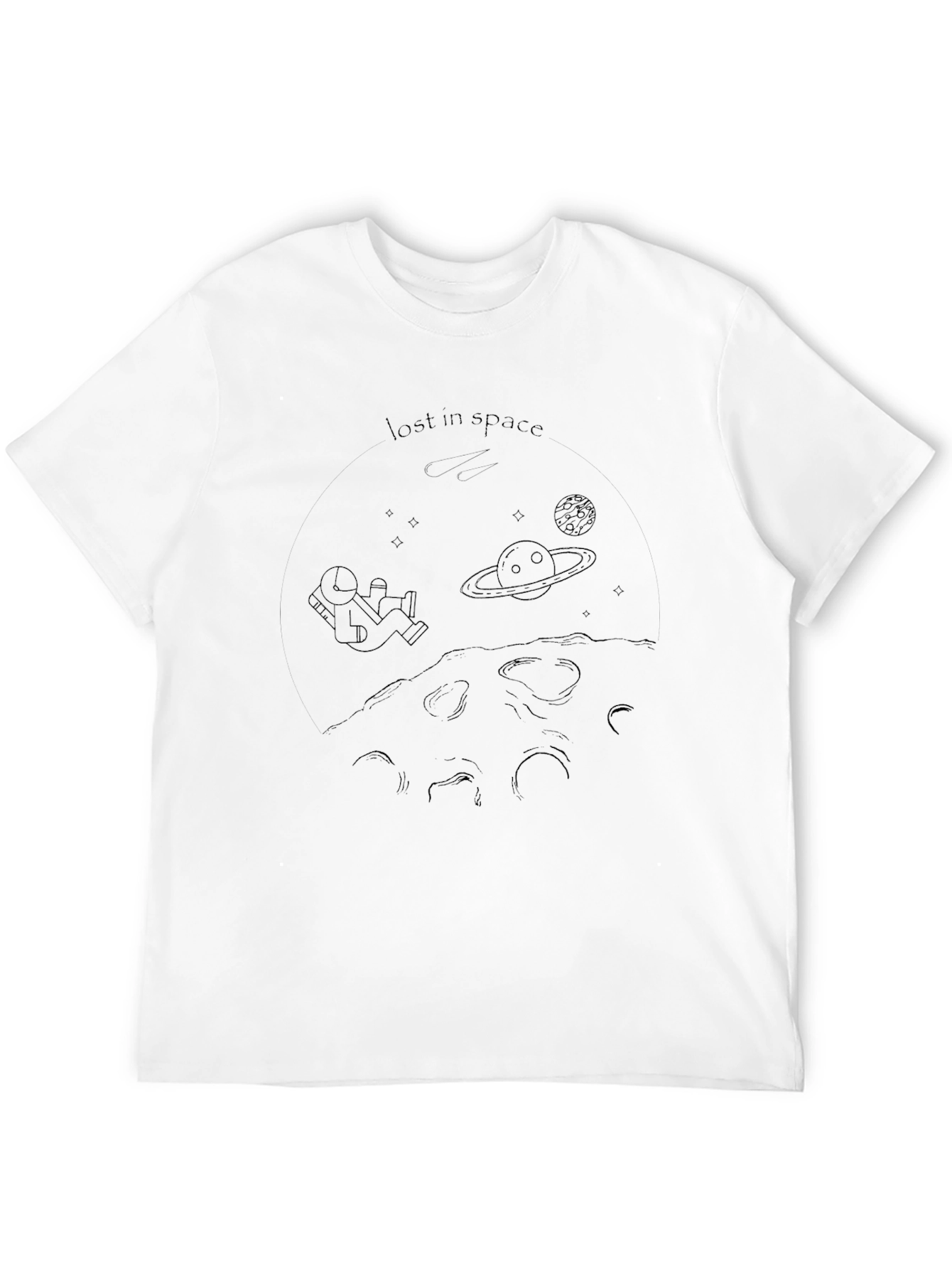 Lost in Space Black Graphic Tee