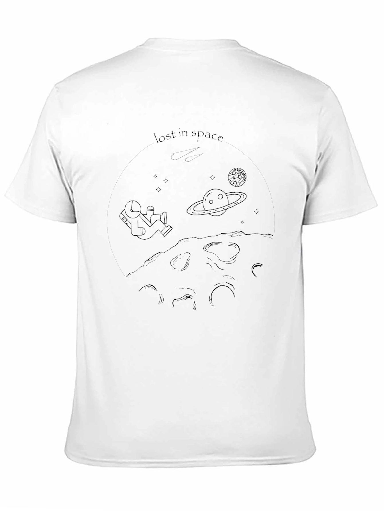 Lost in Space Black Graphic Tee