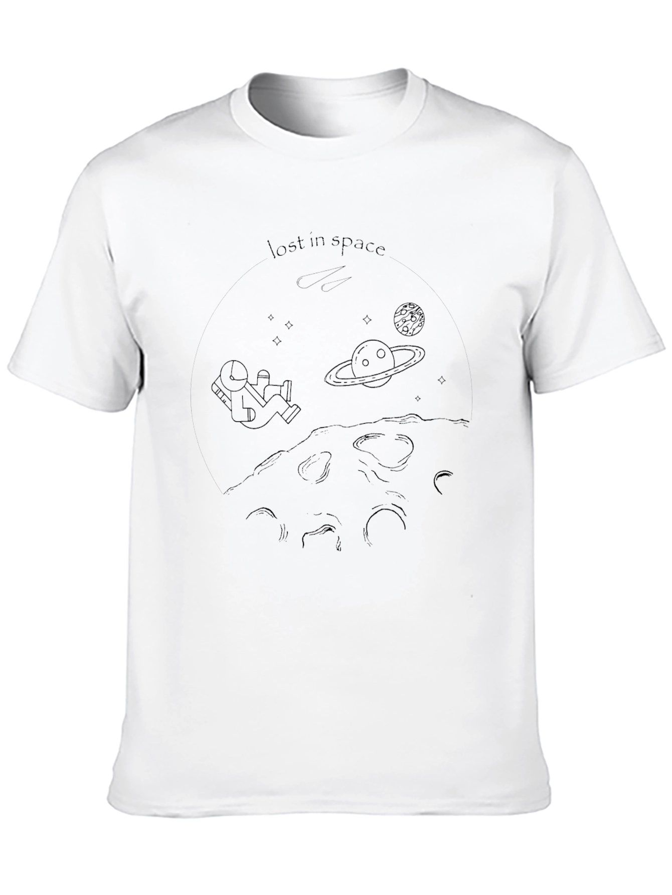 Lost in Space Black Graphic Tee