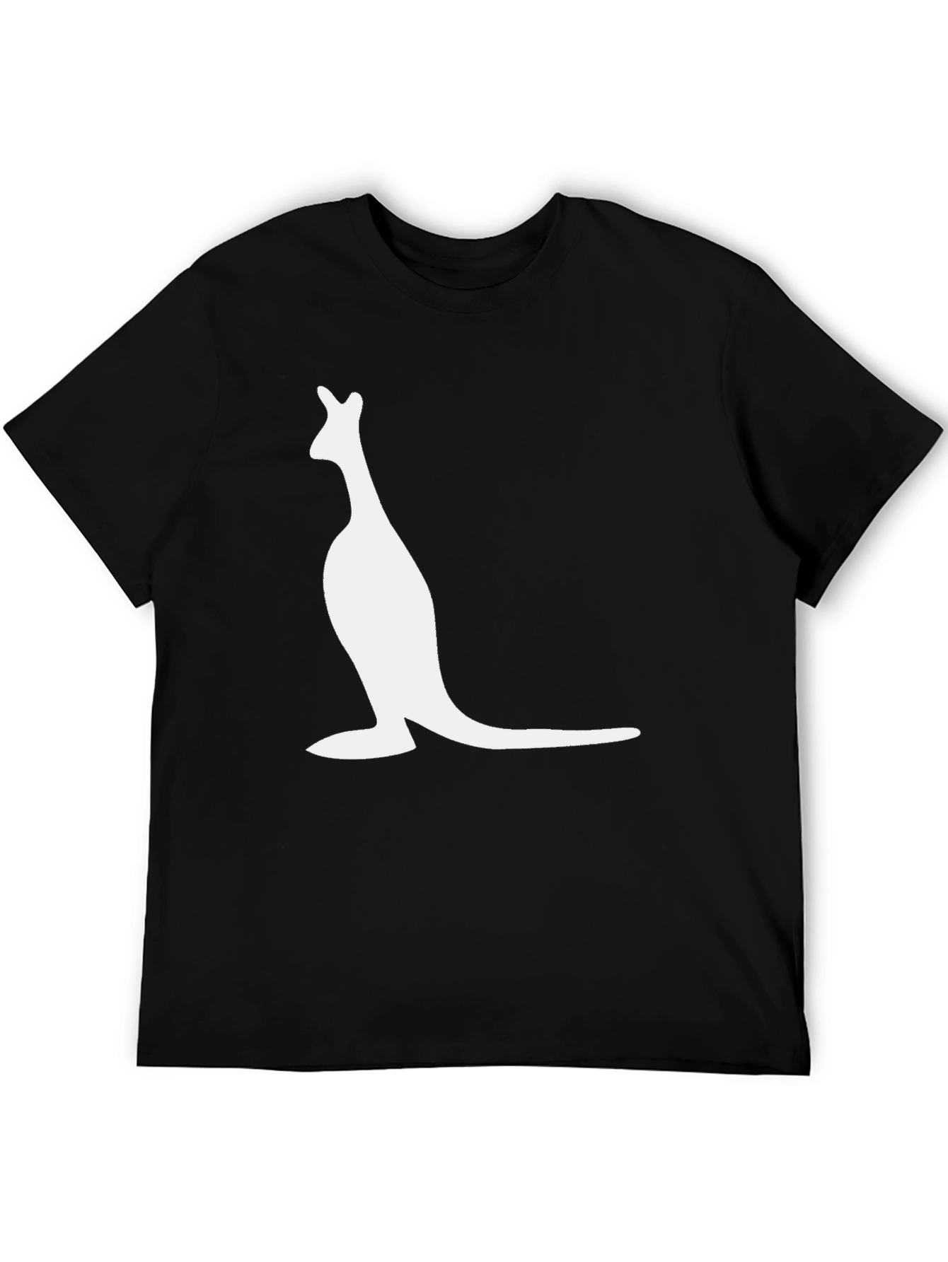 Kangaroo Graphic Tee - Black