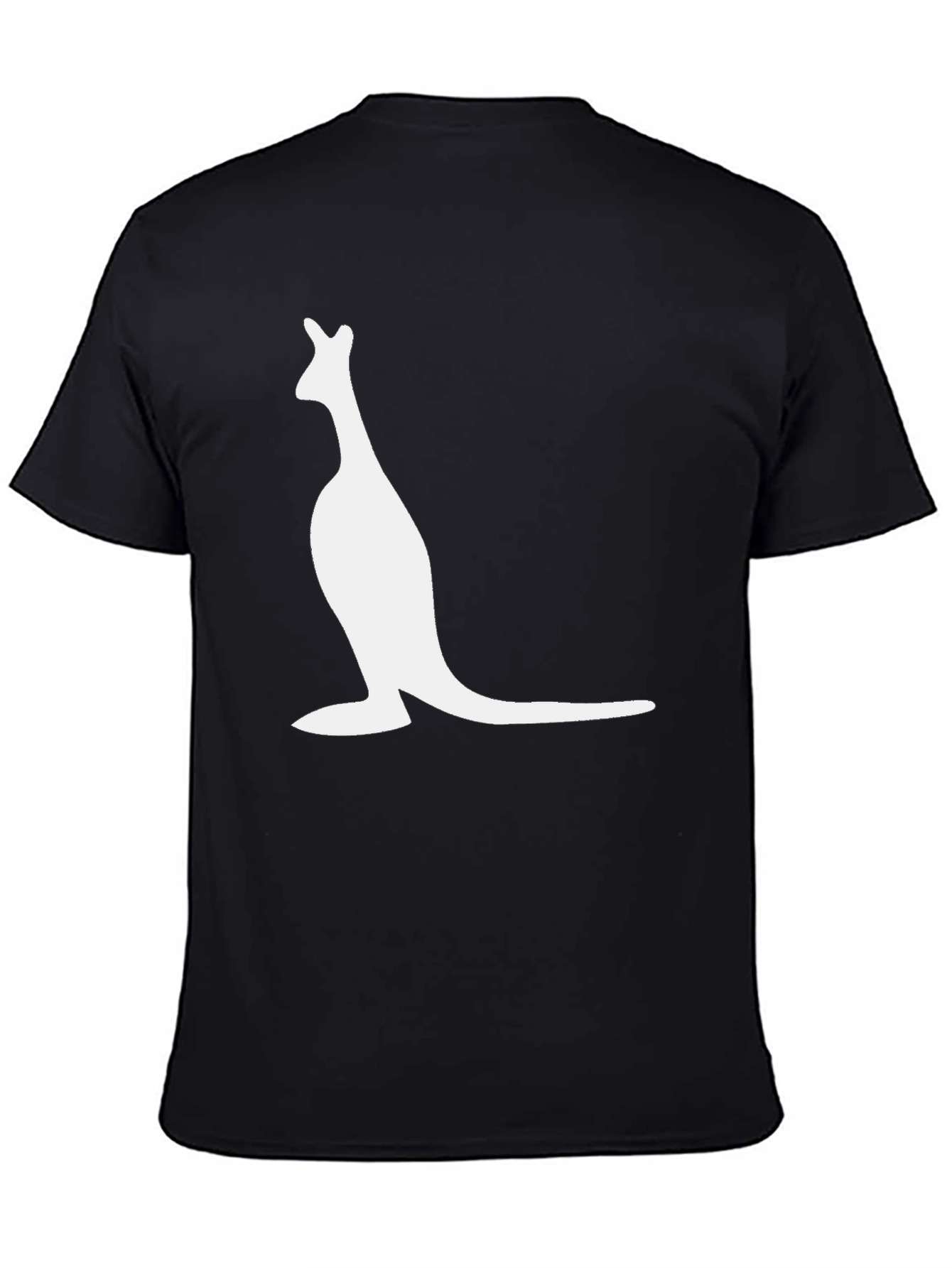 Kangaroo Graphic Tee - Black