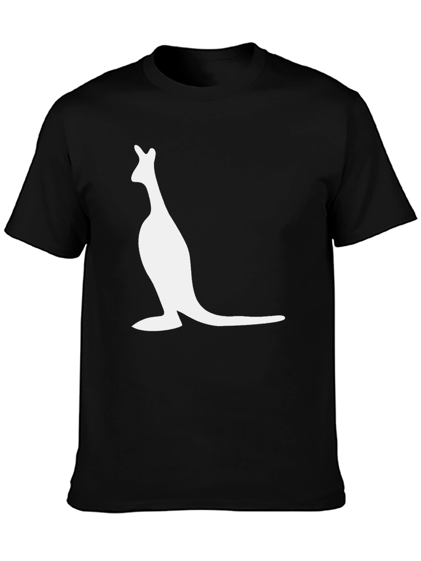 Kangaroo Graphic Tee - Black