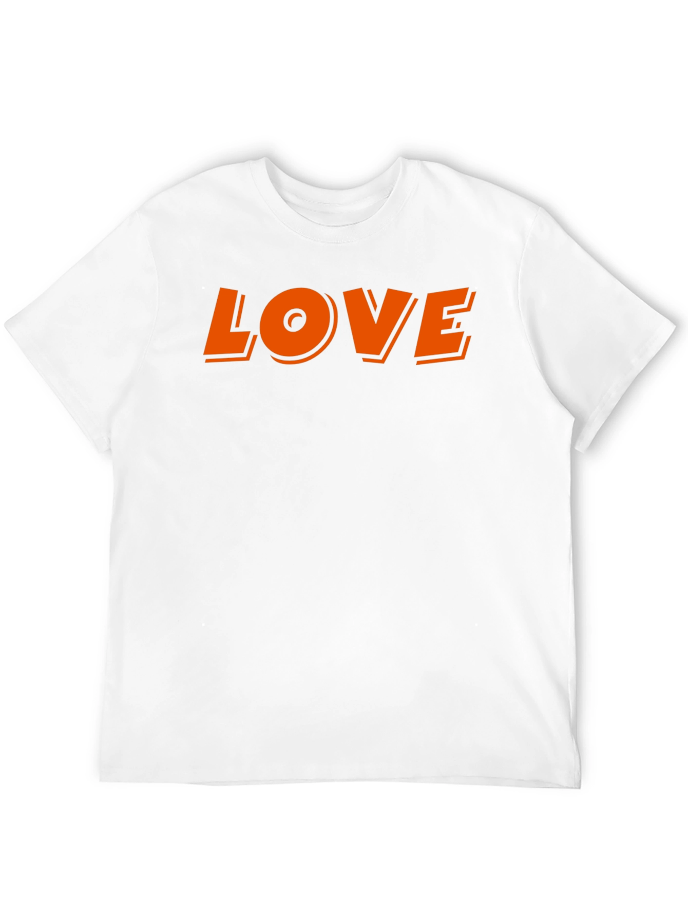 Love Graphic Print Black T-Shirt